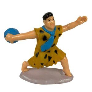 Flintstones Movie Fred Bowling Collectible PVC Toy Figure Hanna Barbera 1994